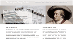 Desktop Screenshot of oling.ch